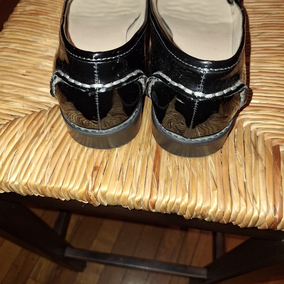 AK Anne Klein iflex Black Patent leather shoes size 8M - Picture 4 of 8